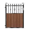 Lindsay Composite Garden Gate - Mahogany - Dark Brown_c