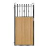 Lindsay Tall Composite Side Gate - Golden Oak Light Brown_c