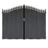 MacGregor Tall Composite Driveway Gate - Black_c