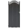 MacGregor Tall Composite Side Gate - Black_c