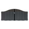MacKenzie Short Composite Driveway Gate - Black_c