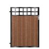 MacKinnon Composite Garden Gate - Mahogany - Dark Brown_c