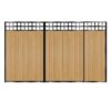 MacKinnon Composite Sliding Gate - Golden Oak Light Brown_c