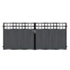 MacKinnon Short Composite Driveway Gate - Black_c