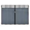MacKinnon Tall Composite Driveway Gate - 7016 Anthracite Grey_c