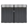 MacKinnon Tall Composite Driveway Gate - Black_c