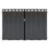 MacKintosh Tall Composite Driveway Gate - Black_c
