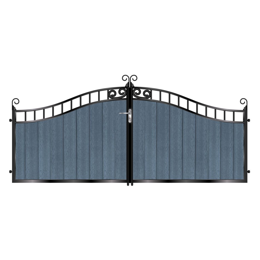 MacLaren Short Composite Driveway Gate - 7016 Anthracite Grey_c