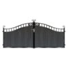 MacLaren Short Composite Driveway Gate - Black_c