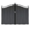 MacLaren Tall Composite Driveway Gate - Black_c