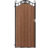 MacLaren Tall Composite Side Gate - Mahogany - Dark Brown_c