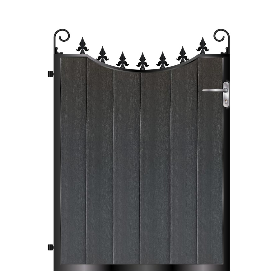MacLean Composite Garden Gate - Black_c