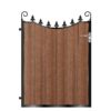 MacLean Composite Garden Gate - Mahogany - Dark Brown_c