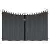 MacLean Tall Composite Driveway Gate - Black_c