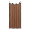 MacLean Tall Composite Side Gate - Mahogany - Dark Brown_c