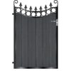MacLeod Short Composite Driveway Gate - Black_c
