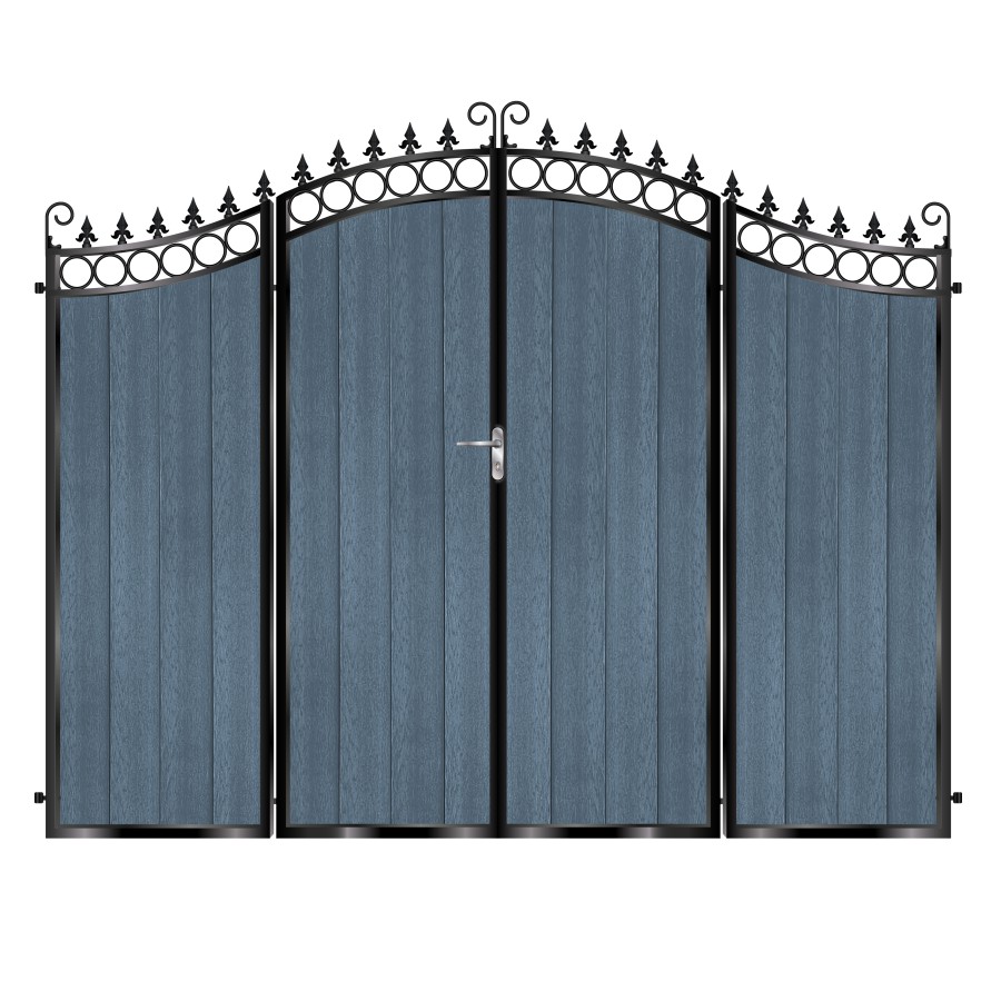 MacMillan Composite Bi Fold Gate - 7016 Anthracite Grey_c