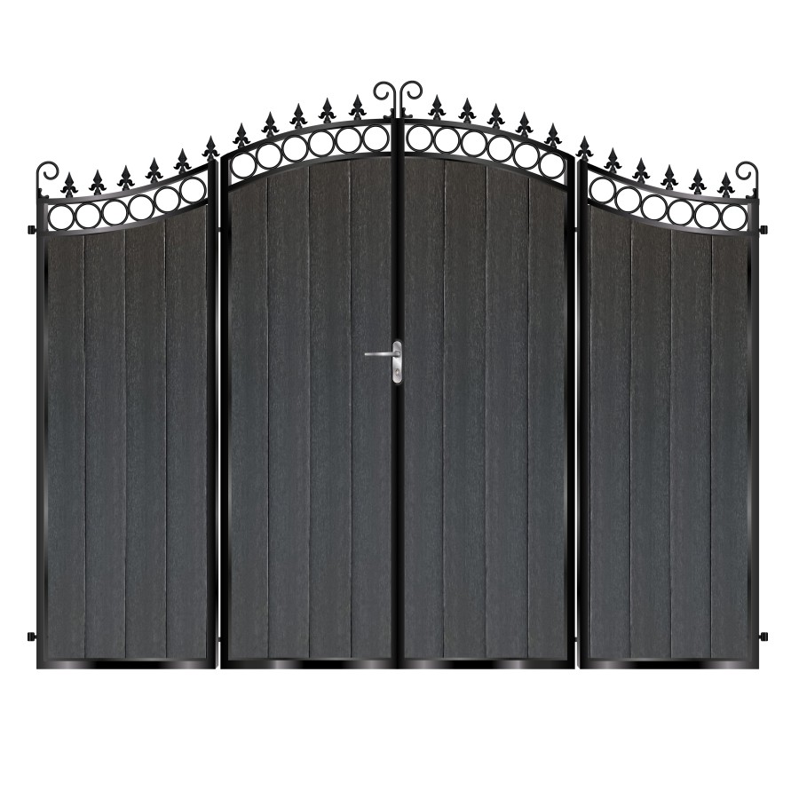MacMillan Composite Bi Fold Gate - Black_c