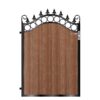 MacMillan Composite Garden Gate - Mahogany - Dark Brown_c