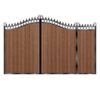 MacMillan Composite Sliding Gate - Mahogany - Dark Brown_c