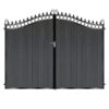 MacMillan Tall Composite Driveway Gate - Black_c