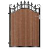 Menzies Composite Garden Gate - Mahogany - Dark Brown_c