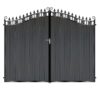 Menzies Tall Composite Driveway Gate - Black_c