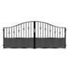 Murray Short Composite Driveway Gate - Black_c