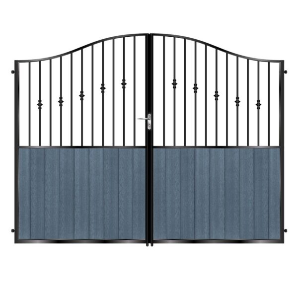 Murray Tall Composite Driveway Gate - 7016 Anthracite Grey_c