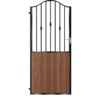 Murray Tall Composite Side Gate - Mahogany - Dark Brown_c