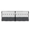 Page Short Composite Driveway Gate - Black_c