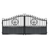 Paterson Short Composite Driveway Gate - Blackjpg_c