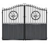 Paterson Tall Composite Driveway Gate - Black_c