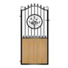 Paterson Tall Composite Side Gate - Golden Oak Light Brown_c