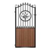 Paterson Tall Composite Side Gate - Mahogany - Dark Brown_c