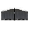 Richardson Short Composite Driveway Gate - Black_c