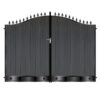 Richardson Tall Composite Driveway Gate - Black_c