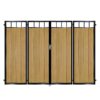 Robinson Composite Bi Fold Gate - Golden Oak Light Brown_c