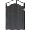 Scott Composite Garden Gate - Black_c