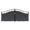 Scott Short Composite Driveway Gate - Black_c