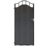 Scott Tall Composite Side Gate - Black_c