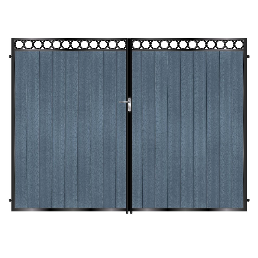 Sinclair Tall Composite Driveway Gate - 7016 Anthracite Grey_c
