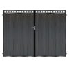 Sinclair Tall Composite Driveway Gate - Black_c