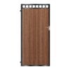 Sinclair Tall Composite Side Gate - Mahogany - Dark Brown_c
