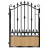 Smith Composite Garden Gate - Golden Oak Light BrownGarden template_c
