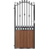 Smith Tall Composite Side Gate - Mahogany - Dark Brown_c