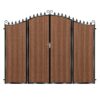 Stewart Composite Bi Fold Gate - Mahogany - Dark Brown_c