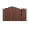 Stewart Composite Sliding Gate - Mahogany - Dark Brown_c