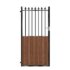 Tomlinson Tall Composite Side Gate - Mahogany - Dark Brown_c