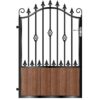 Walker Composite Garden Gate - Mahogany - Dark Brown_c